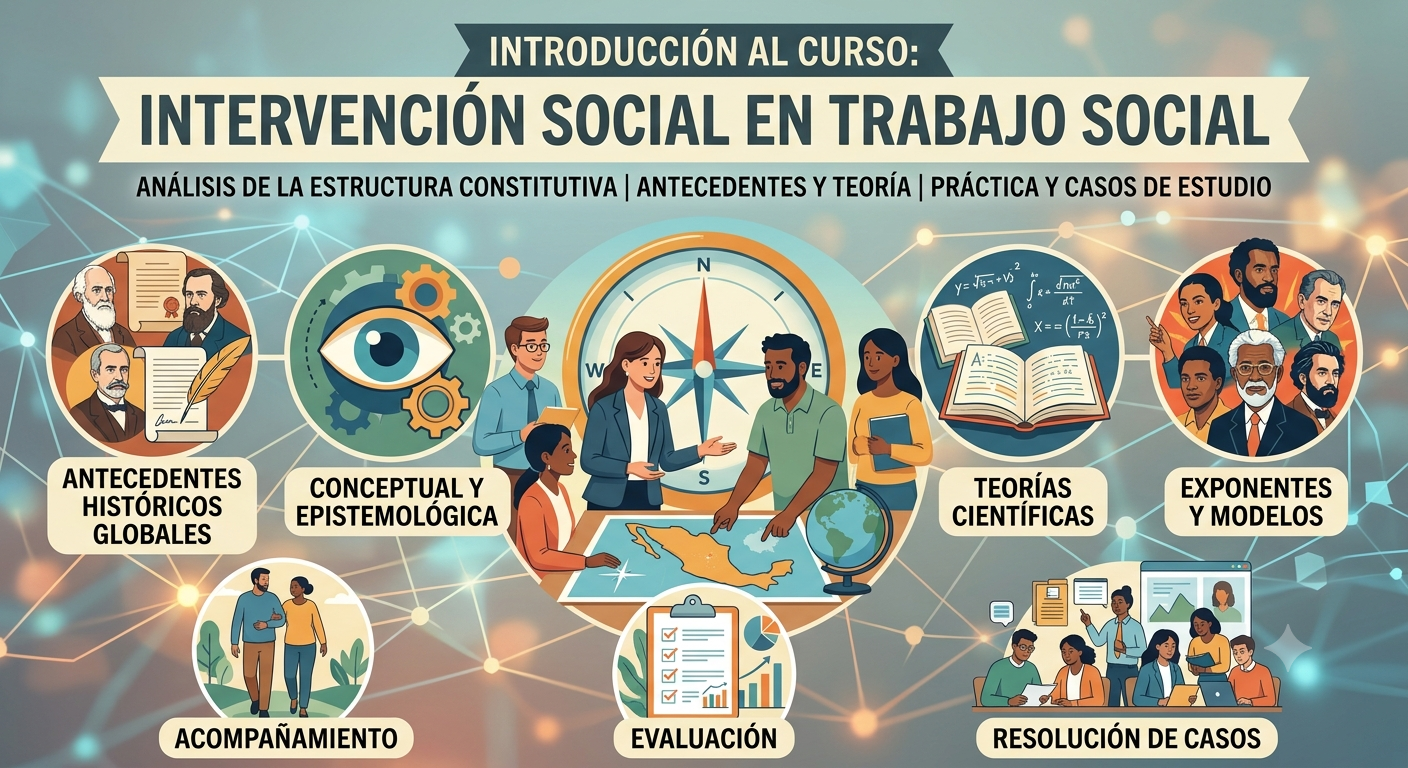Esta imagen compila de manera grafica el contenido general del curso a realizar